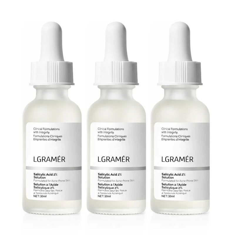 Salicylic Acid 2% Facial Essence, Acne-Fighting Serum for Blemish-Prone,Deep Moisturizing Skin,The Skin Facial Skin Essence New