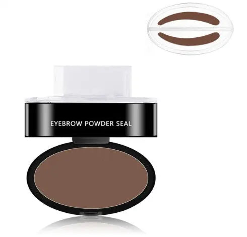 eyebrow powder stamp and stencil kit
