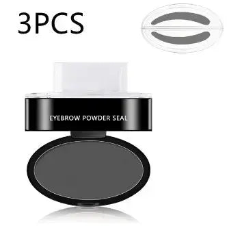 eyebrow powder stamp and stencil kit