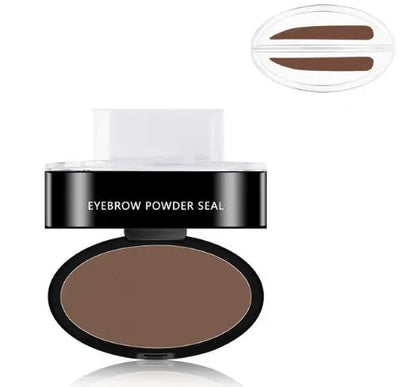 eyebrow powder stamp and stencil kit