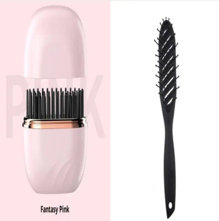 portable wireless hair straightening comb