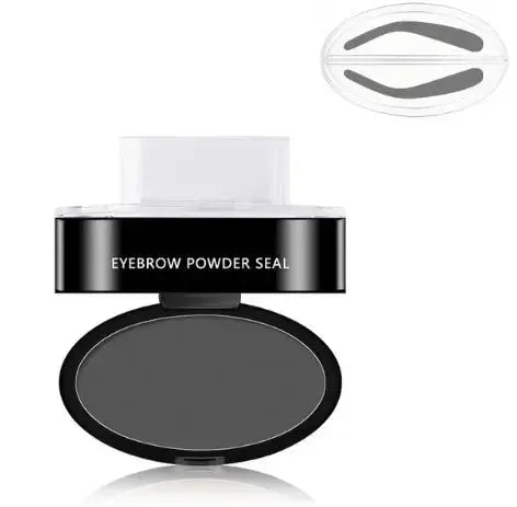 eyebrow powder stamp and stencil kit