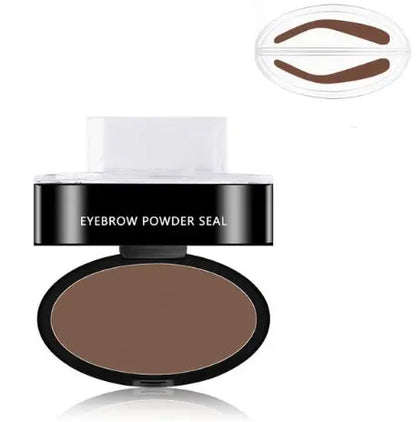 eyebrow powder stamp and stencil kit