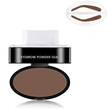 eyebrow powder stamp and stencil kit