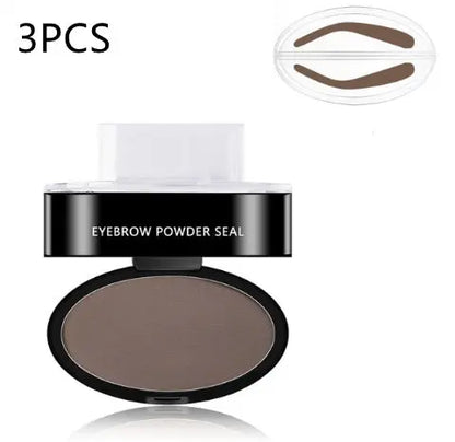 eyebrow powder stamp and stencil kit