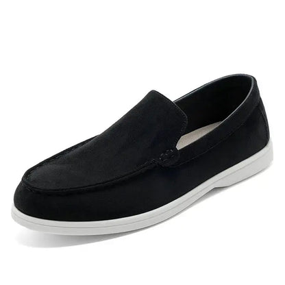 Cross-Border Popular Slip-On Suede Loafers Slip-On Slip-Ons Casual Fashion Beanie Shoes for Men Dropshipping - Nexacart