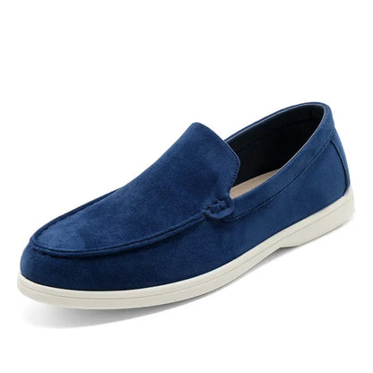 Cross-Border Popular Slip-On Suede Loafers Slip-On Slip-Ons Casual Fashion Beanie Shoes for Men Dropshipping - Nexacart