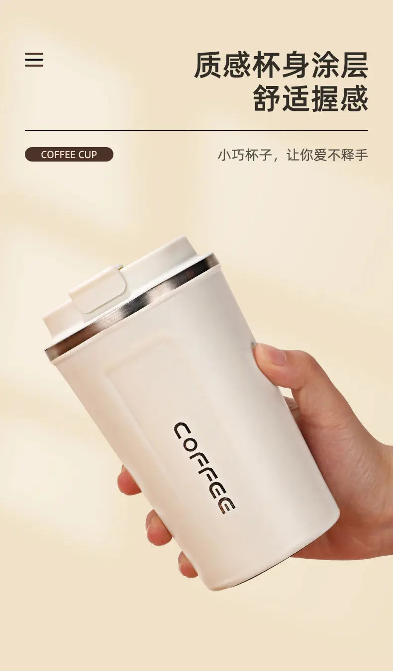 Summer Insulated Stainless Steel Water Cup, Thermos Cup, Coffee Cup, Double-Layer Car Cup, Smart Display Gift Cup, Customizable Nexacart