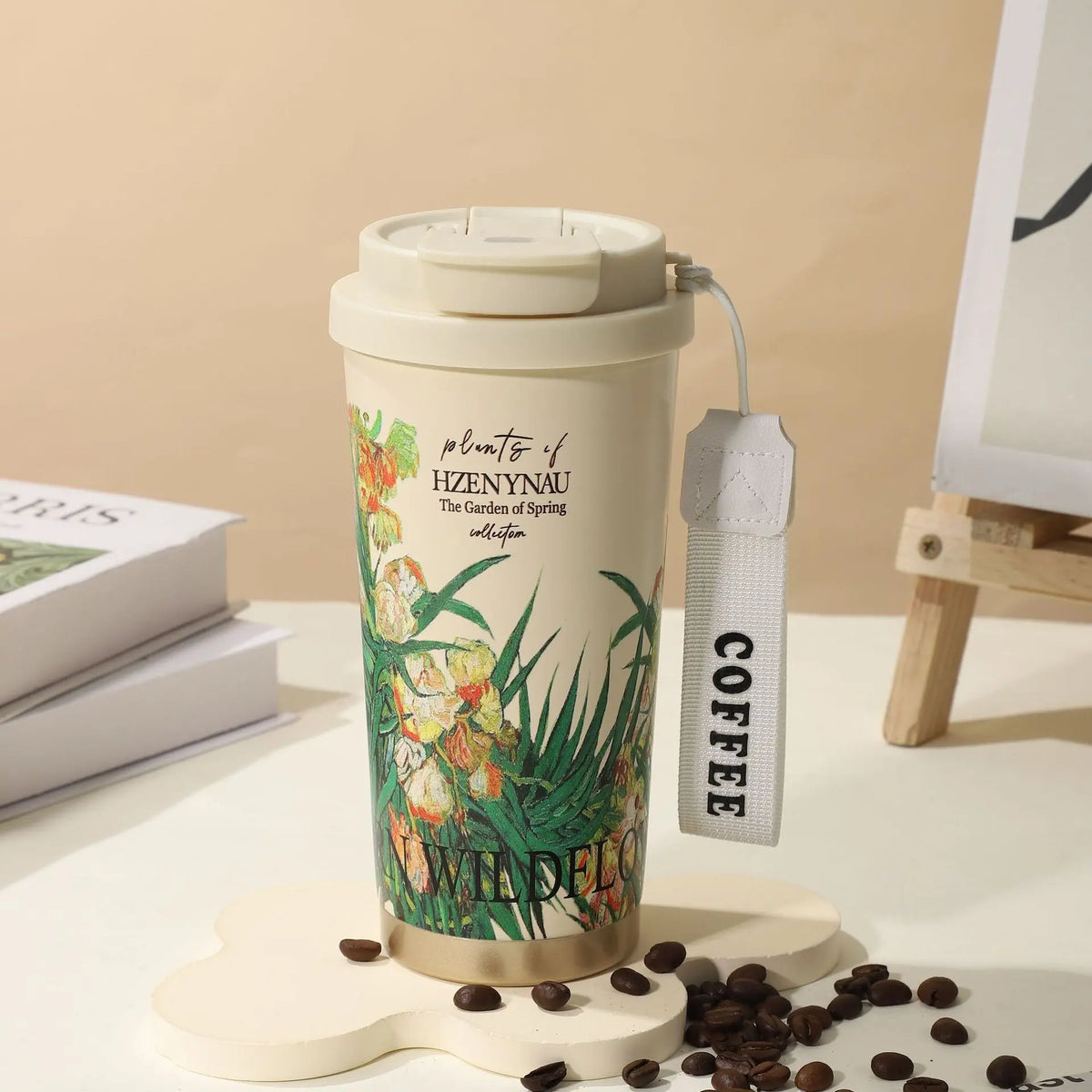 Summer Insulated Stainless Steel Water Cup, Thermos Cup, Coffee Cup, Double-Layer Car Cup, Smart Display Gift Cup, Customizable Nexacart