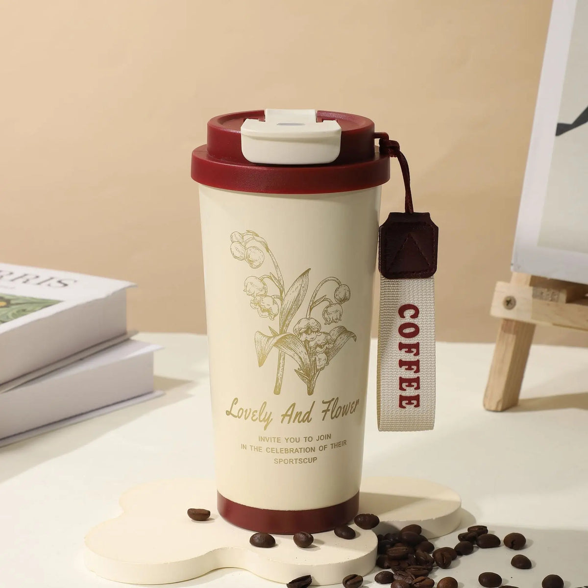 Summer Insulated Stainless Steel Water Cup, Thermos Cup, Coffee Cup, Double-Layer Car Cup, Smart Display Gift Cup, Customizable Nexacart