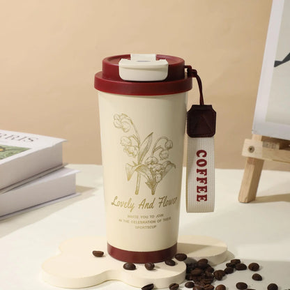 Summer Insulated Stainless Steel Water Cup, Thermos Cup, Coffee Cup, Double-Layer Car Cup, Smart Display Gift Cup, Customizable Nexacart