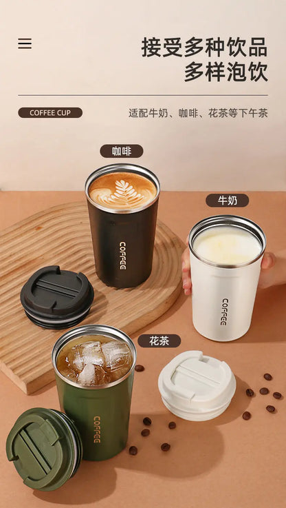 Summer Insulated Stainless Steel Water Cup, Thermos Cup, Coffee Cup, Double-Layer Car Cup, Smart Display Gift Cup, Customizable Nexacart