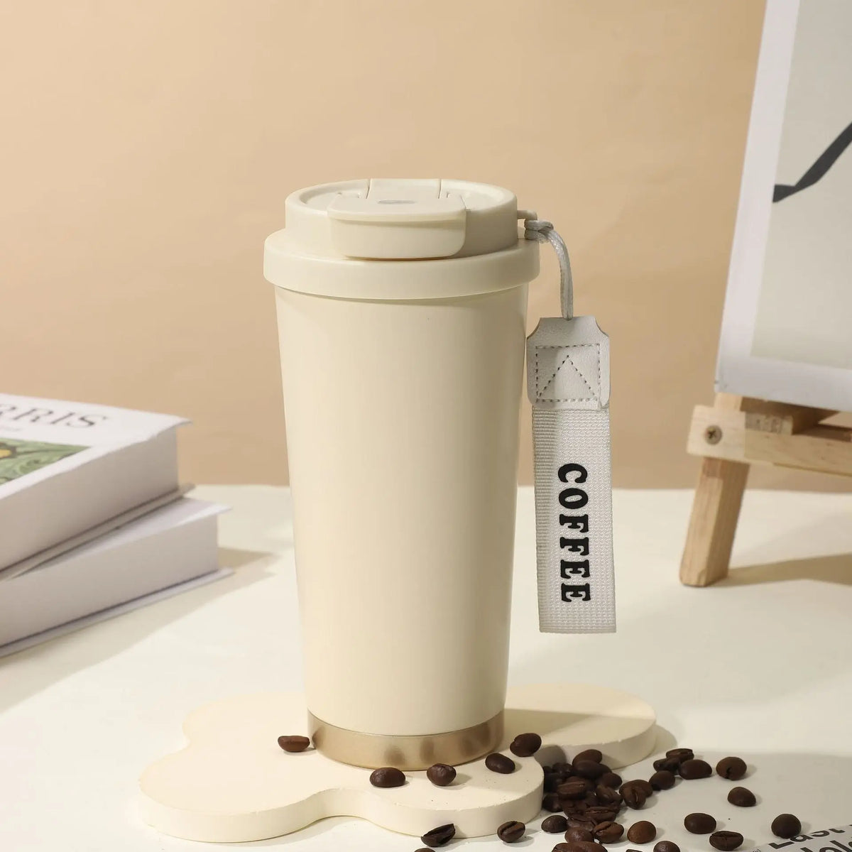 Summer Insulated Stainless Steel Water Cup, Thermos Cup, Coffee Cup, Double-Layer Car Cup, Smart Display Gift Cup, Customizable Nexacart