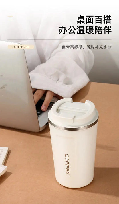 Summer Insulated Stainless Steel Water Cup, Thermos Cup, Coffee Cup, Double-Layer Car Cup, Smart Display Gift Cup, Customizable Nexacart