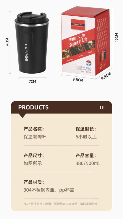 Summer Insulated Stainless Steel Water Cup, Thermos Cup, Coffee Cup, Double-Layer Car Cup, Smart Display Gift Cup, Customizable Nexacart