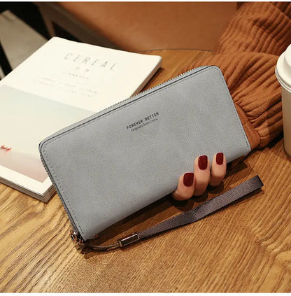 Lonny Women's Hand-Held Long Wallet Korean Style Handbag Multi-Functional Card Holder Mobile Phone Bag Coin Purse Women's Wallet Nexacart