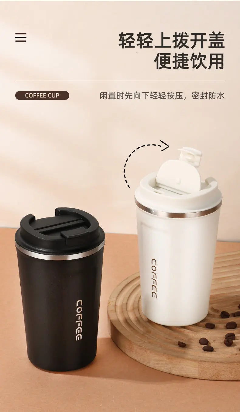 Summer Insulated Stainless Steel Water Cup, Thermos Cup, Coffee Cup, Double-Layer Car Cup, Smart Display Gift Cup, Customizable Nexacart