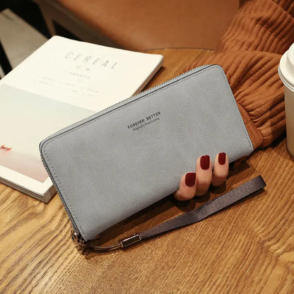Lonny Women's Hand-Held Long Wallet Korean Style Handbag Multi-Functional Card Holder Mobile Phone Bag Coin Purse Women's Wallet Nexacart