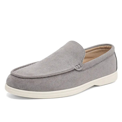 Cross-Border Popular Slip-On Suede Loafers Slip-On Slip-Ons Casual Fashion Beanie Shoes for Men Dropshipping - Nexacart
