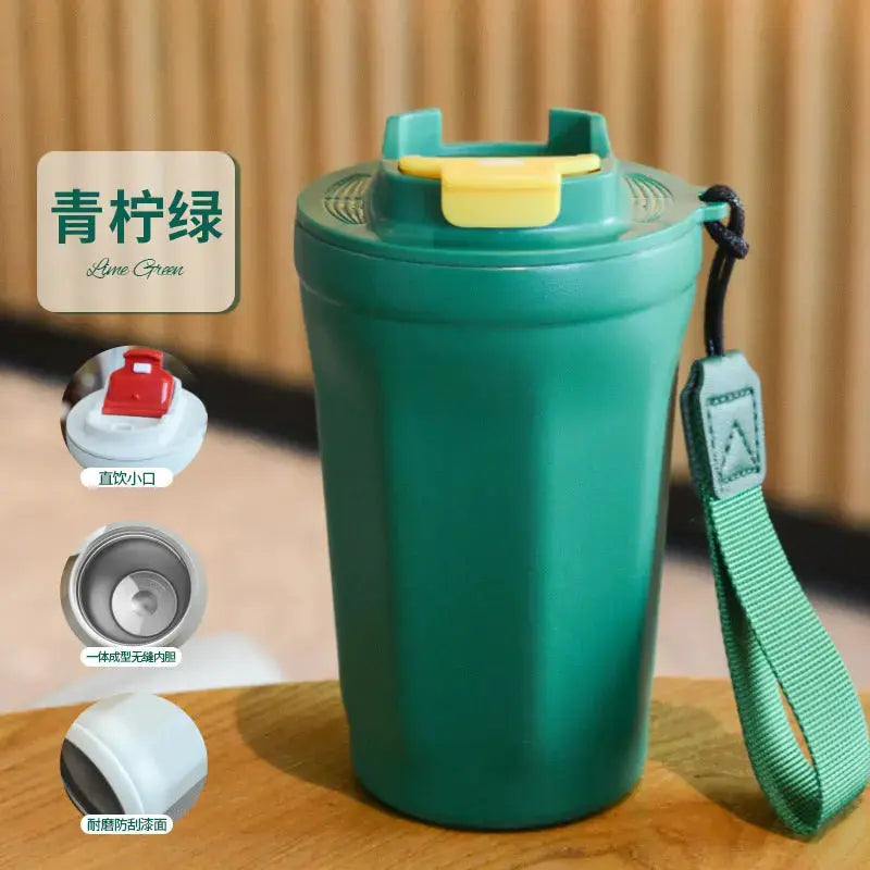 Summer Insulated Stainless Steel Water Cup, Thermos Cup, Coffee Cup, Double-Layer Car Cup, Smart Display Gift Cup, Customizable Nexacart