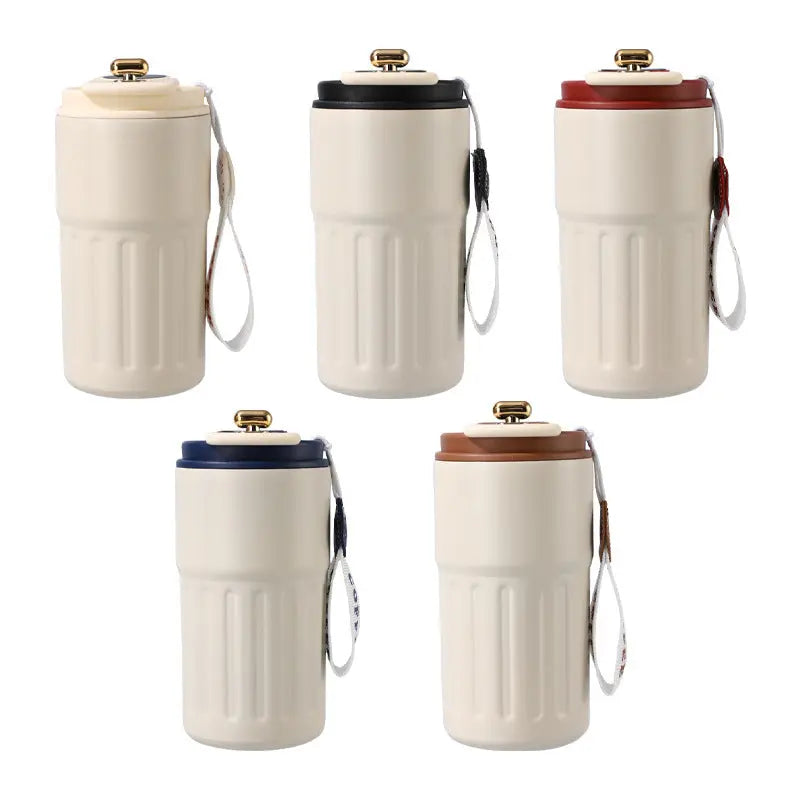 Summer Insulated Stainless Steel Water Cup, Thermos Cup, Coffee Cup, Double-Layer Car Cup, Smart Display Gift Cup, Customizable Nexacart