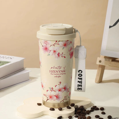 Summer Insulated Stainless Steel Water Cup, Thermos Cup, Coffee Cup, Double-Layer Car Cup, Smart Display Gift Cup, Customizable Nexacart