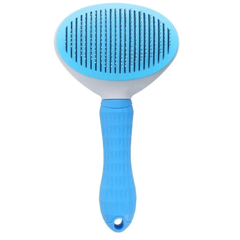 Velora Glow Self-Cleaning Pet Grooming Brush – Dog & Cat Hair Remover