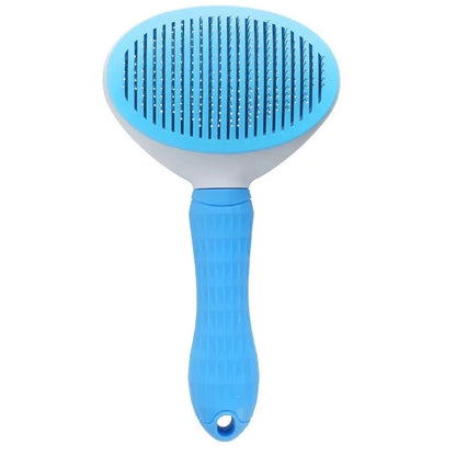 Velora Glow Self-Cleaning Pet Grooming Brush – Dog & Cat Hair Remover
