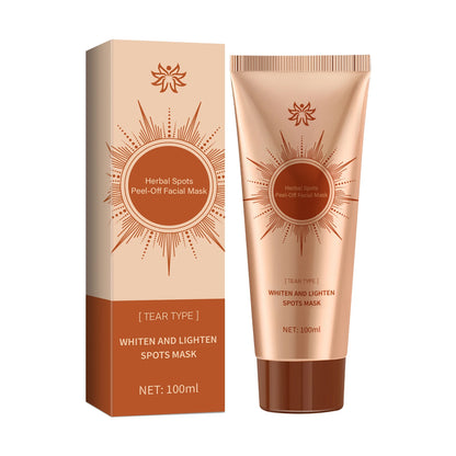 Kojic Acid Turmeric Night Wrapping Facial Mask Hydrating Moisturizing Brightening Peel-off Mask Improve Dullness Oil Control