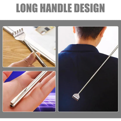 Velora Glow Telescopic Back Scratcher & Massager – Portable Stainless Steel