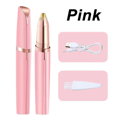 Electric Eyebrow Trimming Tool For Beginners Automatic Electric Eyebrow Trimmer Nose Hair Shaving Brush Scraper