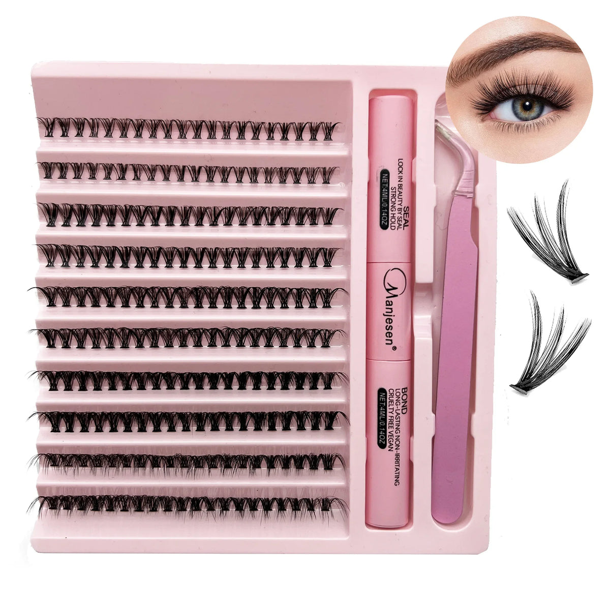 Double-ended lash bond and seal