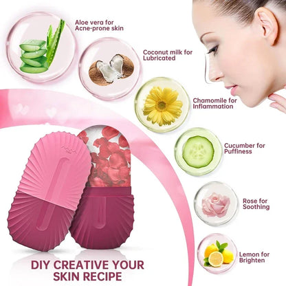 Ice Face Roller for Puffiness & Cooling Facial Massage