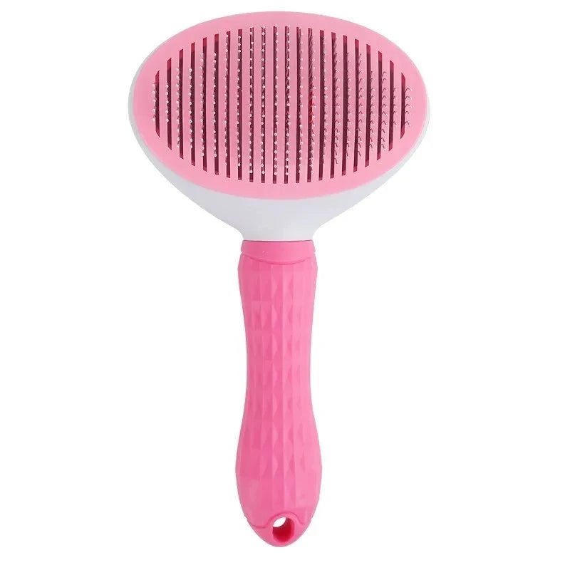 Velora Glow Self-Cleaning Pet Grooming Brush – Dog & Cat Hair Remover