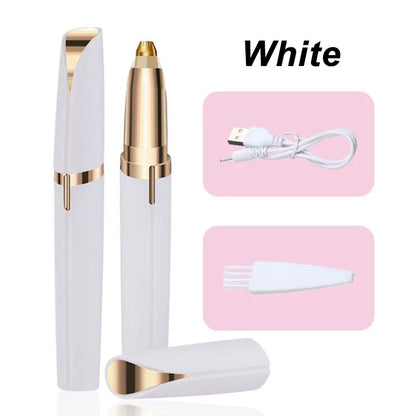 Electric Eyebrow Trimming Tool For Beginners Automatic Electric Eyebrow Trimmer Nose Hair Shaving Brush Scraper