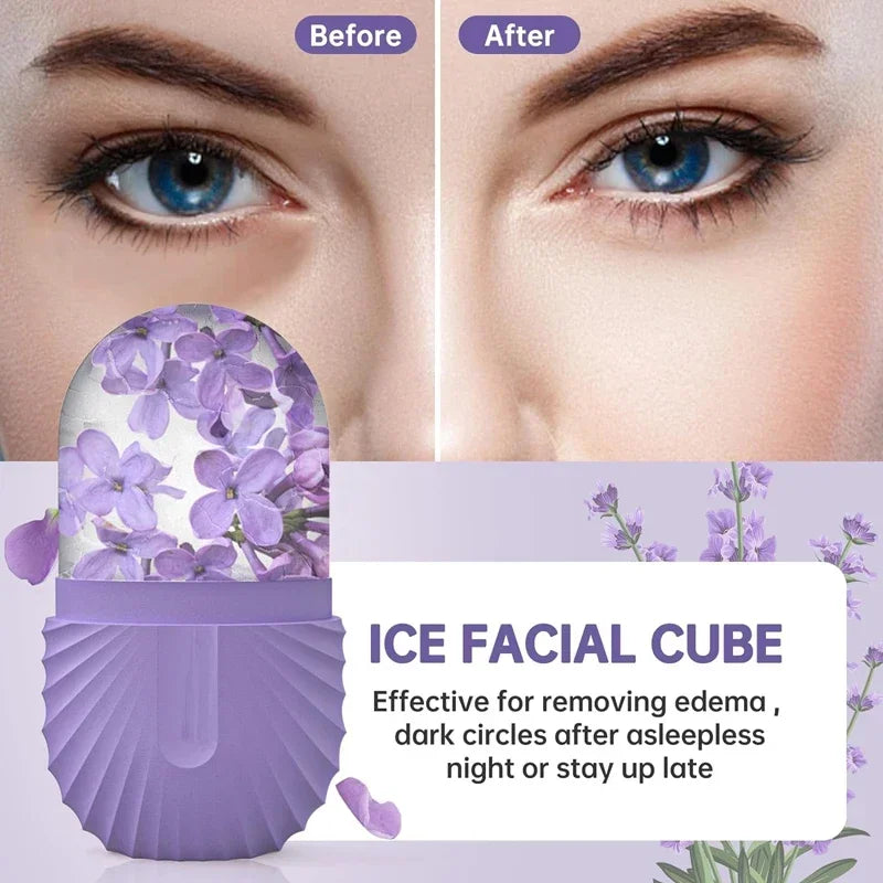 Ice Face Roller for Puffiness & Cooling Facial Massage