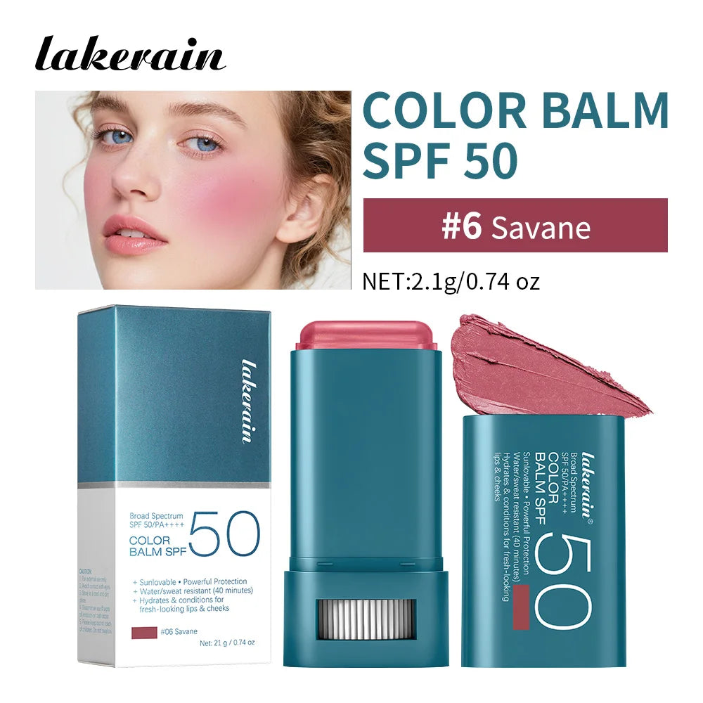 SPF 50 Blush Stick — Tinted Sun Protection