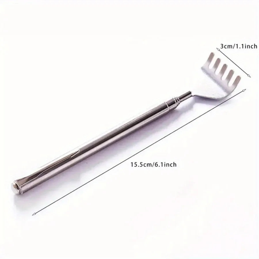 Velora Glow Telescopic Back Scratcher & Massager – Portable Stainless Steel