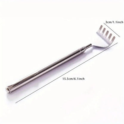 Velora Glow Telescopic Back Scratcher & Massager – Portable Stainless Steel