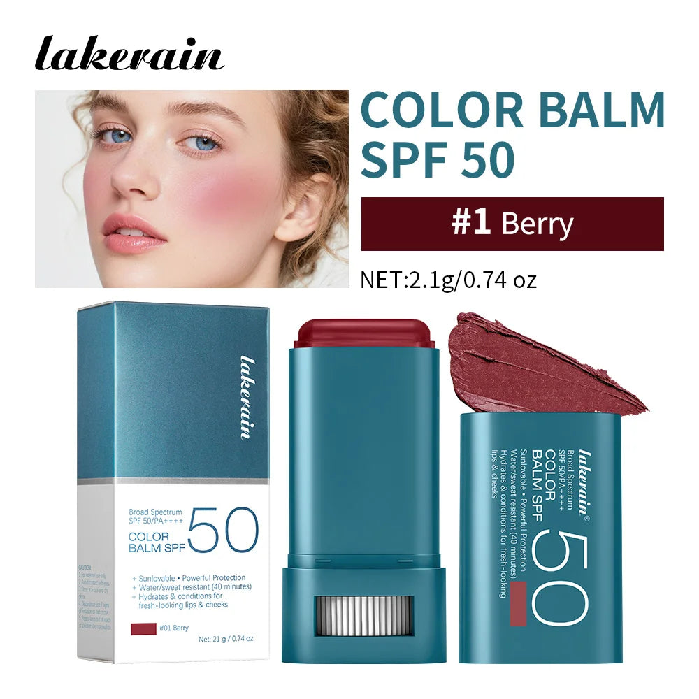 SPF 50 Blush Stick — Tinted Sun Protection