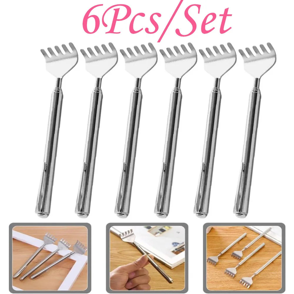 Velora Glow Telescopic Back Scratcher & Massager – Portable Stainless Steel