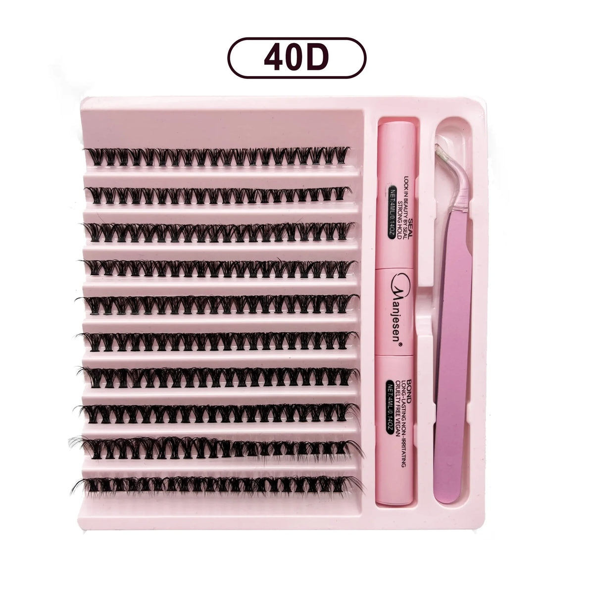 Wispy volume 40D lash cluster kit