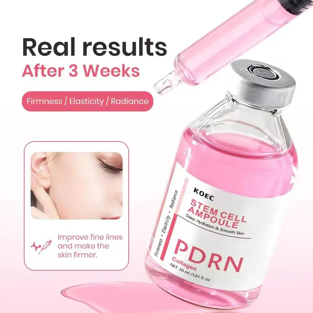 PDRN Salmon DNA Ampoule Face Serum Brightening Facial Skin Care 30ml