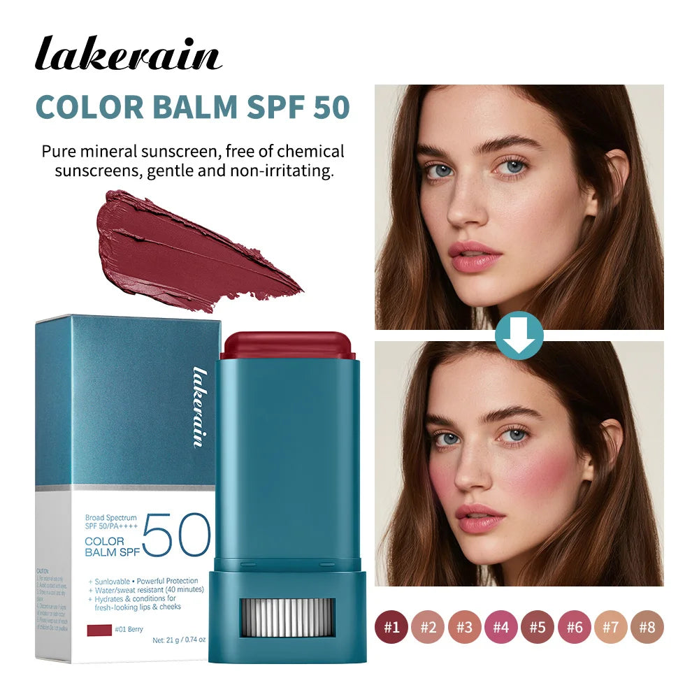 SPF 50 Blush Stick — Tinted Sun Protection