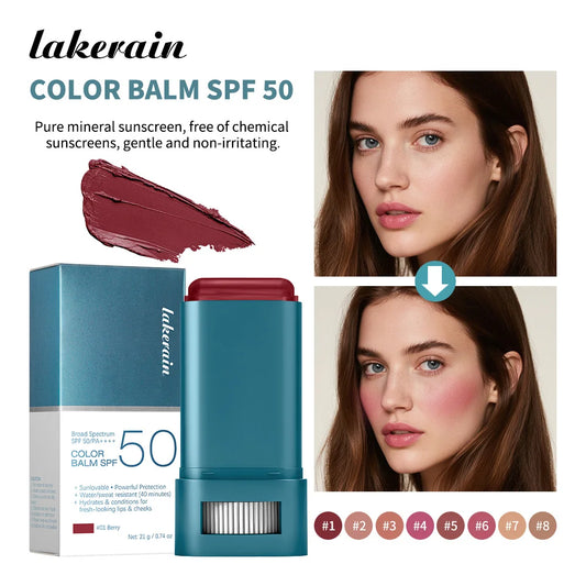 SPF 50 Blush Stick — Tinted Sun Protection