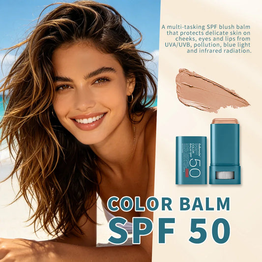 SPF 50 Blush Stick — Tinted Sun Protection