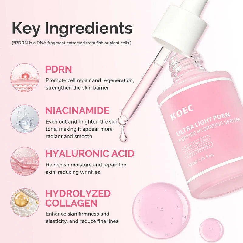 PDRN Salmon DNA Pink Peptide Facial Serum