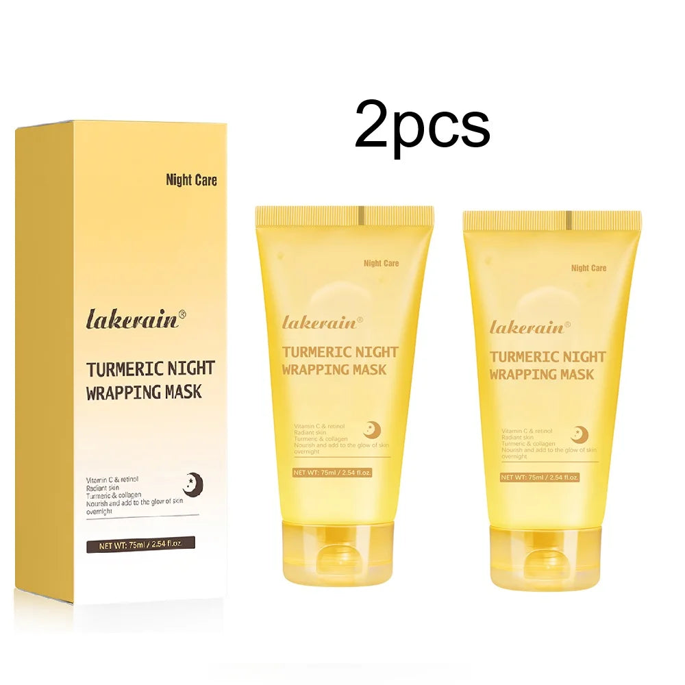 Overnight Wrapping Peel Off Mask Kojic Acid Turmeric Nourishes Hydrolyzed Collagen