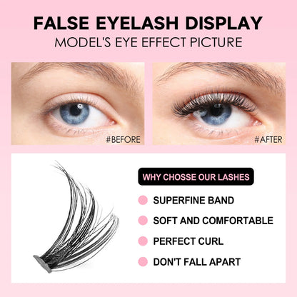 Applying lash clusters at home
