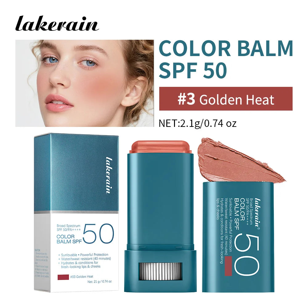 SPF 50 Blush Stick — Tinted Sun Protection